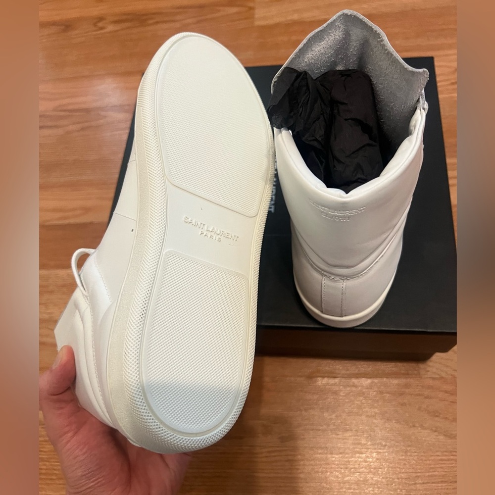 Saint Laurent SL/01H high top sneakers size EU 41 US 8 - Picture 5 of 9